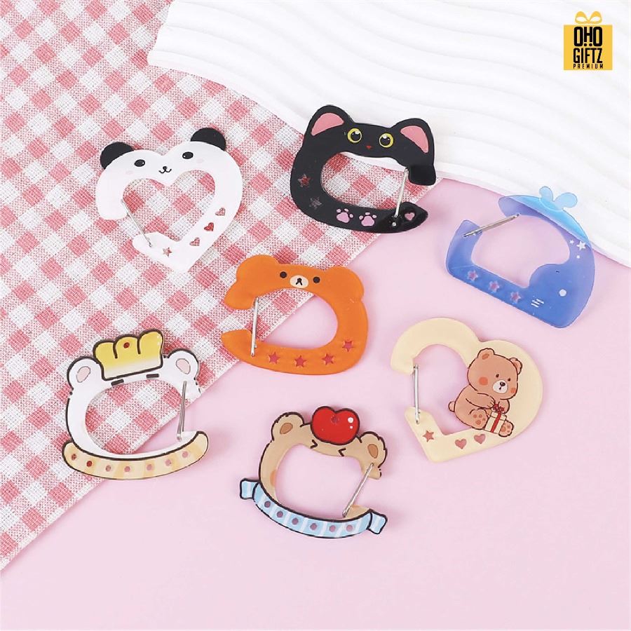 หัวห่วงอะคลีลิคคาราบิเนอร์ ดีไซน์ตามต้องการ สกรีนโลโก้ ทำเป็นของพรีเมี่ยม ของชำร่วยได้