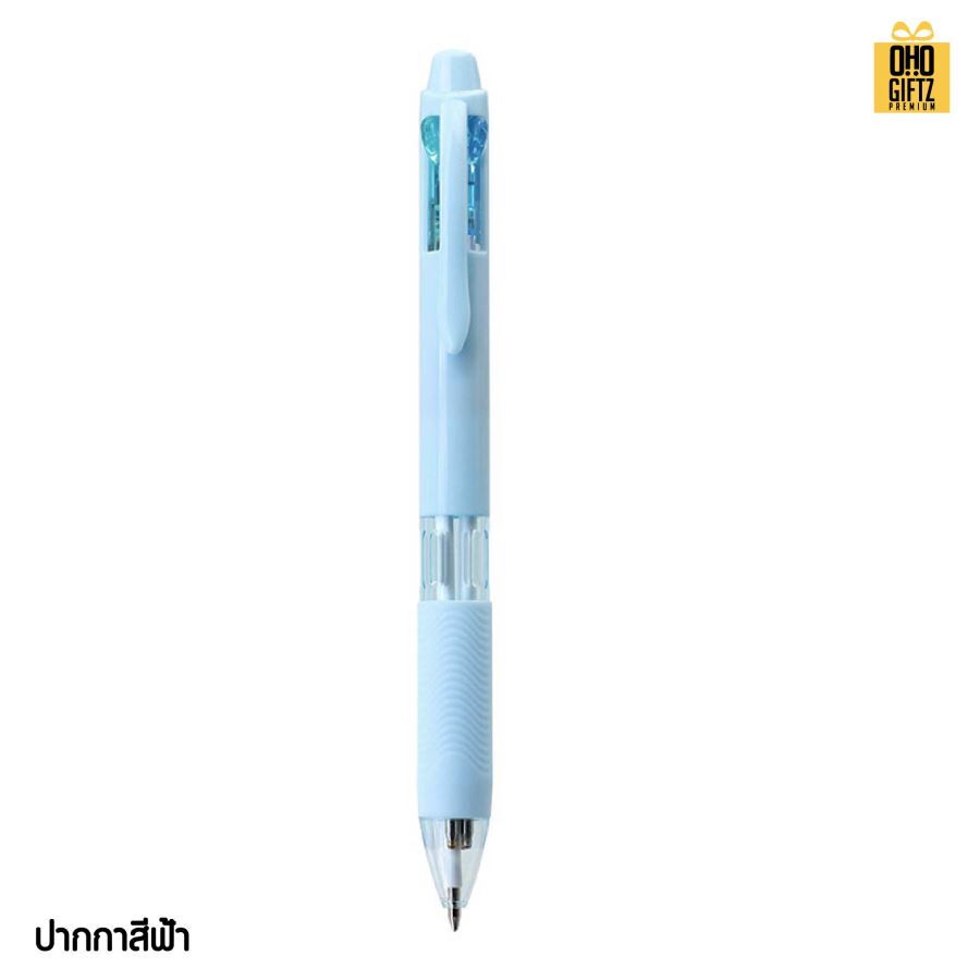 ปากกาเจลไส้ 4 สี สกรีนชื่อ สกรีนโลโก้ ทำเป็นของพรีเมี่ยมได้