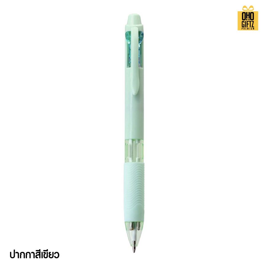 ปากกาเจลไส้ 4 สี สกรีนชื่อ สกรีนโลโก้ ทำเป็นของพรีเมี่ยมได้