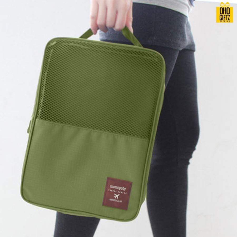 กระเป๋าใส่รองเท้า สกรีนโลโก้ ทำเป็นของพรีเมี่ยม