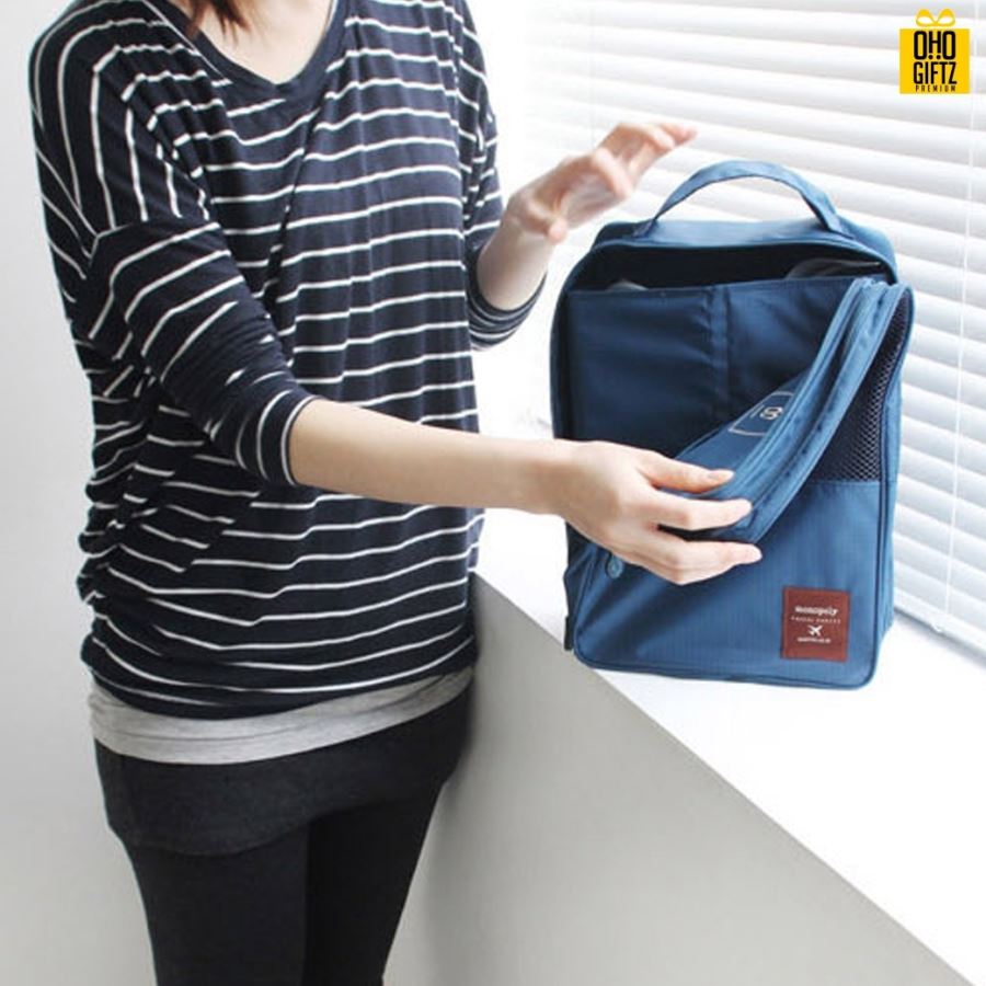 กระเป๋าใส่รองเท้า สกรีนโลโก้ ทำเป็นของพรีเมี่ยม