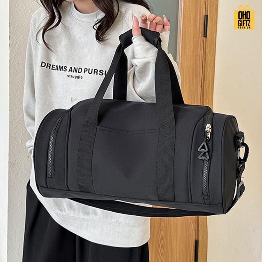 กระเป๋าไปยิม สกรีนโลโก้ ทำเป็นของพรีเมี่ยมได้