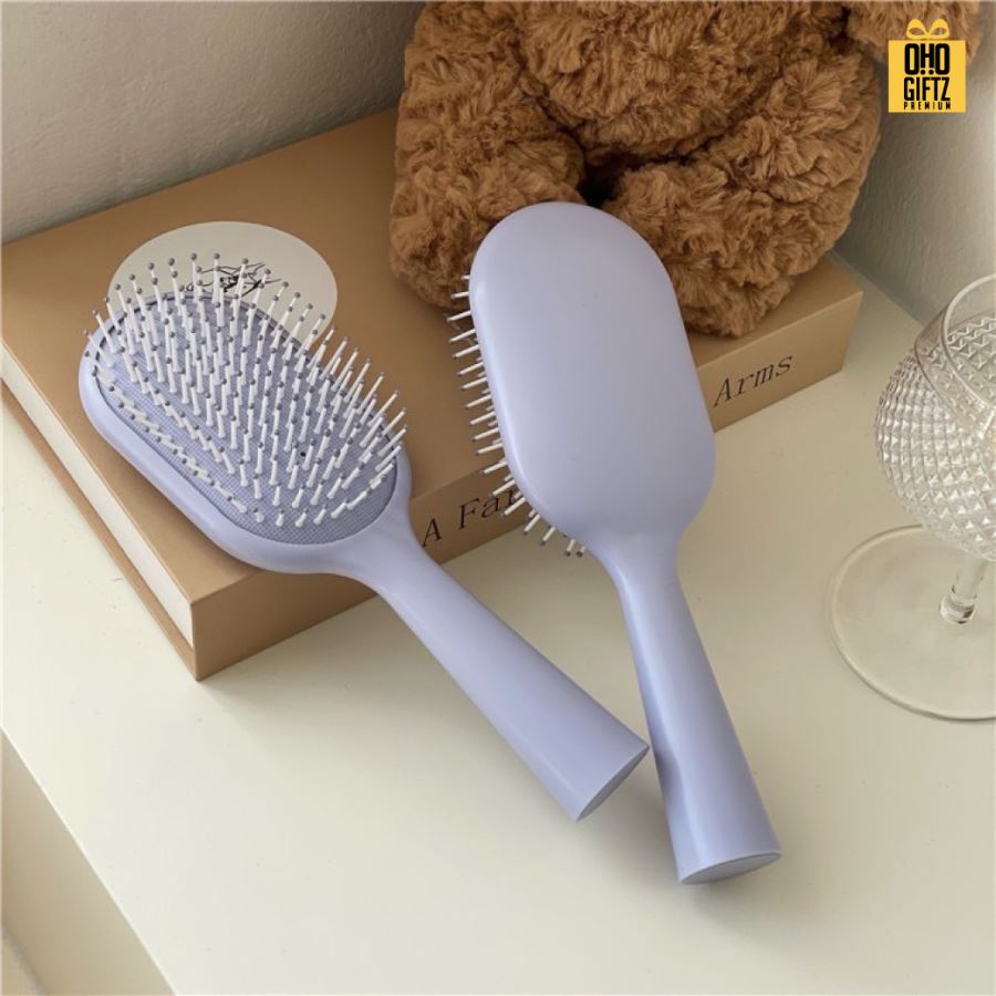 หวีแปรงสีพาสเทล สกรีนโลโก้  ทำเป็นของพรีเมี่ยมได้