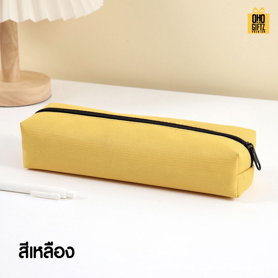 กระเป๋าผ้าใส่ดินสอ สกรีนโลโก้  ทำเป็นของพรีเมี่ยม