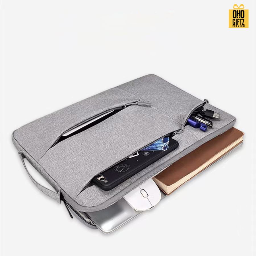 กระเป๋าใส่ Notebook ดีไซน์เก๋ สกรีนโลโก้ ทำเป็นของพรีเมี่ยม ของที่ระลึก