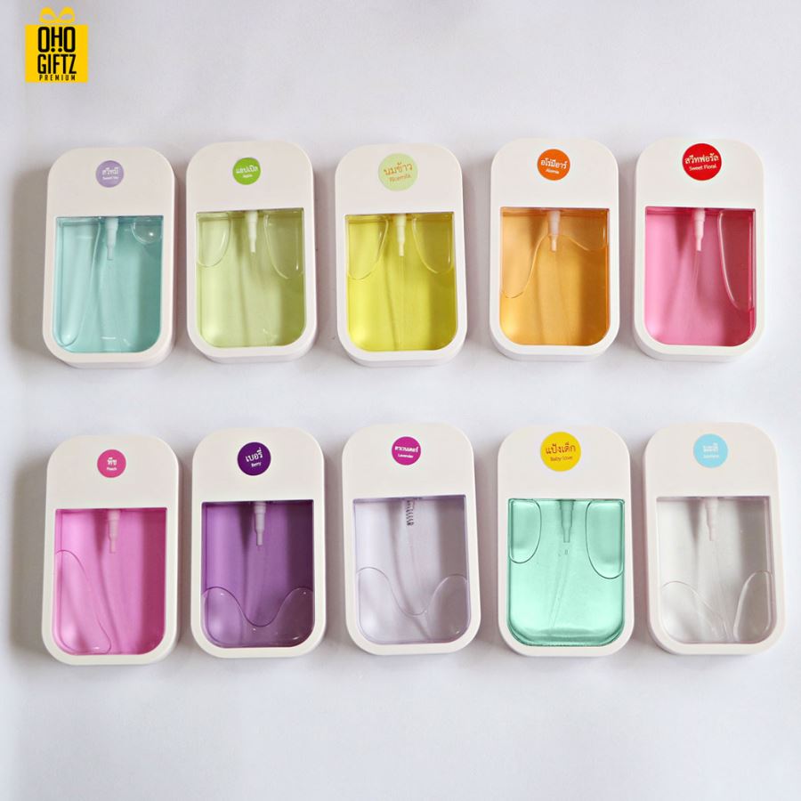 ขวดสเปรย์แอลกอฮอล์ ติดสติกเกอร์ ไม่จำกัดสีฟรี!!