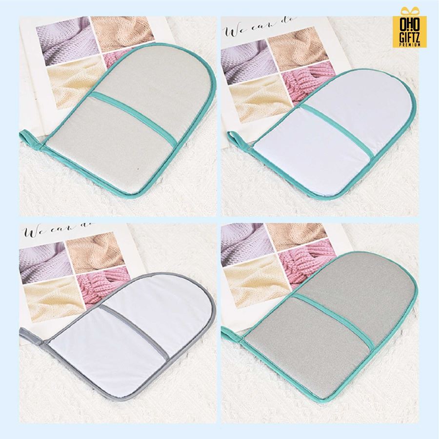 ถุงมือรีดผ้ากันความร้อน สกรีนชื่อ,โลโก้ ทำเป็นของพรีเมี่ยมได้