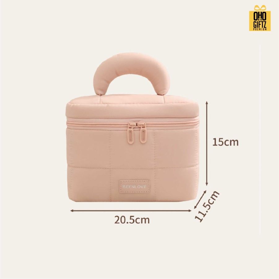 กระเป๋าใส่เครื่องสำอาง สกรีนโลโก้ ทำเป็นของพรีเมี่ยมได้