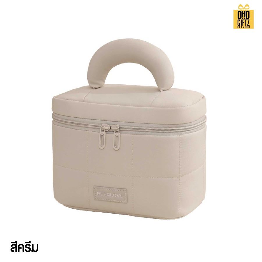 กระเป๋าใส่เครื่องสำอาง สกรีนโลโก้ ทำเป็นของพรีเมี่ยมได้