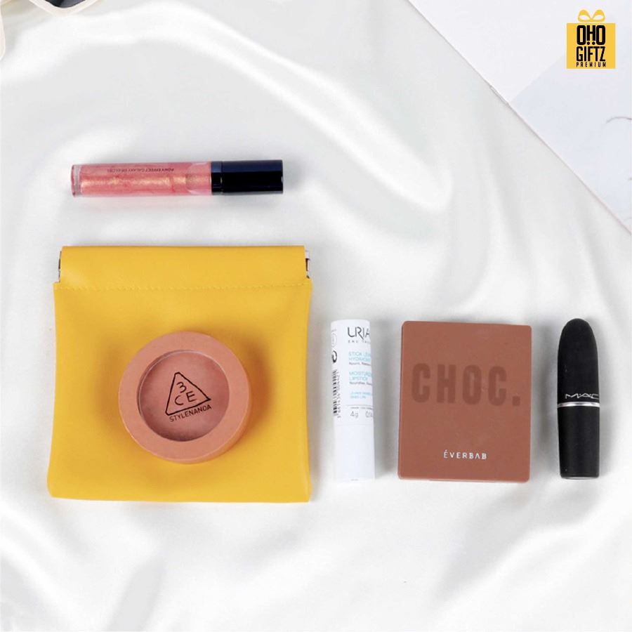 กระเป๋าฝาหนีบเก็บของจุกจิก สกรีนโลโก้ ทำเป็นของพรีเมี่ยมได้