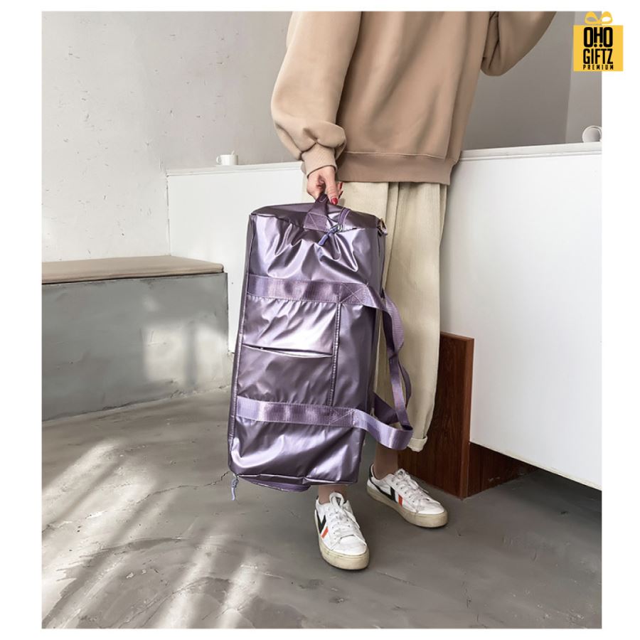 กระเป๋าฟิตเนสประกายมุก สกรีนโลโก้ ทำเป็นของพรีเมี่ยมได้