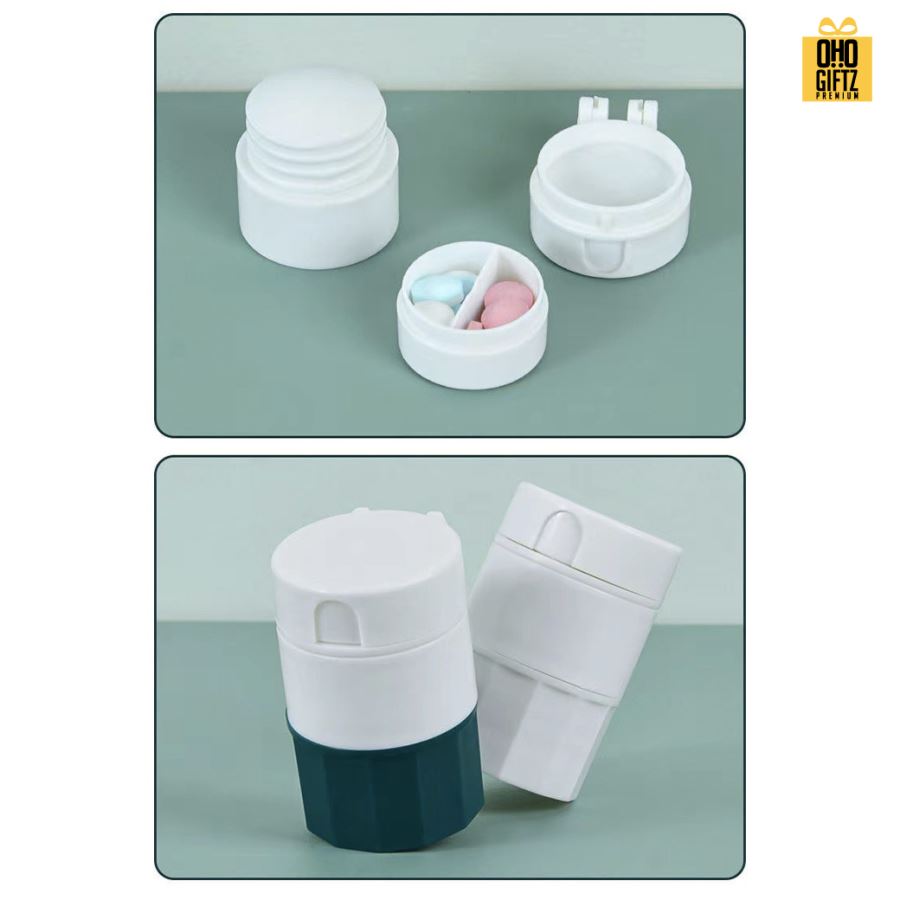 ที่ตัดยาและบดยา สกรีนชื่อ สกรีนโลโก้ ทำเป็นของพรีเมี่ยมได้