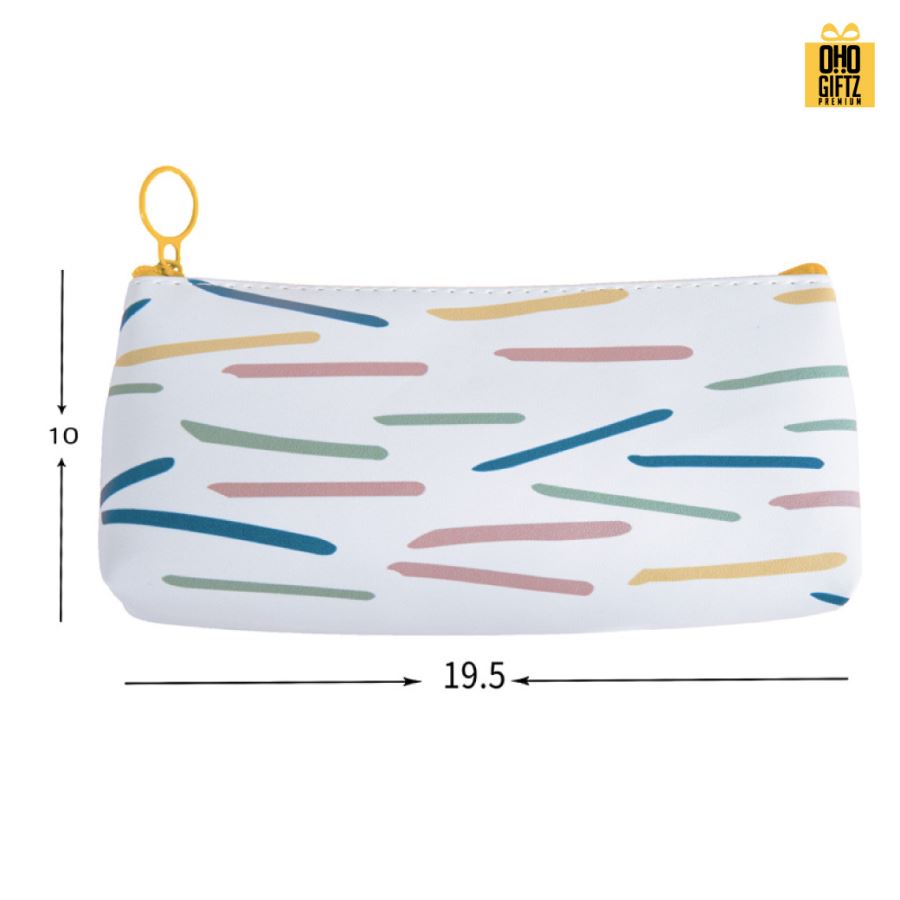 กระเป๋าใส่เครื่องเขียน สไตล์เกาหลี สกรีนโลโก้  ทำเป็นของพรีเมี่ยม