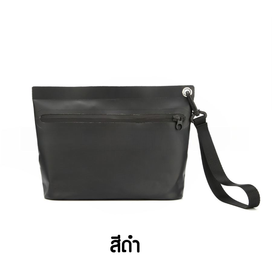 กระเป๋าพลาสติกกันน้ำ สกรีนโลโก้ ทำเป็นของพรีเมี่ยม