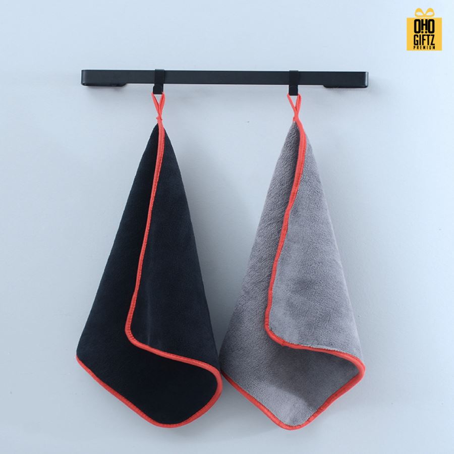 ผ้าไมโครเนื้อนุ่ม สำหรับเช็ดรถ  สกรีนโลโก้ ทำเป็นของพรีเมี่ยม ของชำร่วยได้