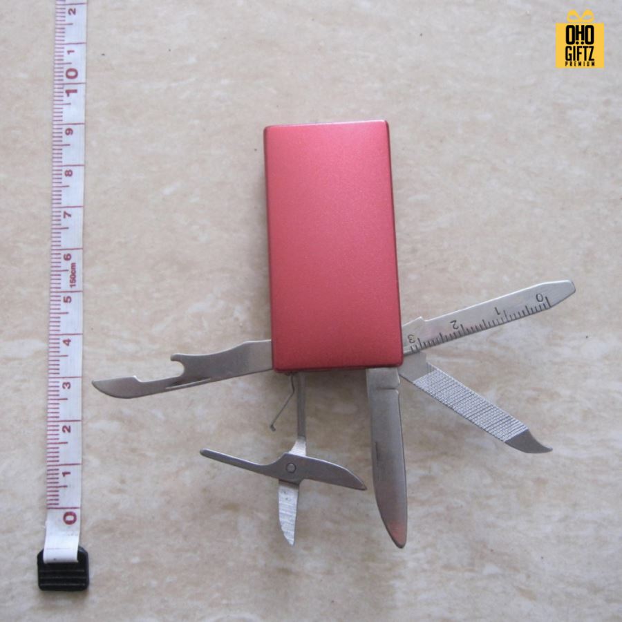 เครื่องมืออเนกประสงค์จิ๋ว เหน็บเข็มขัดได้  สกรีนโลโก้ ทำเป็นของพรีเมี่ยมได้