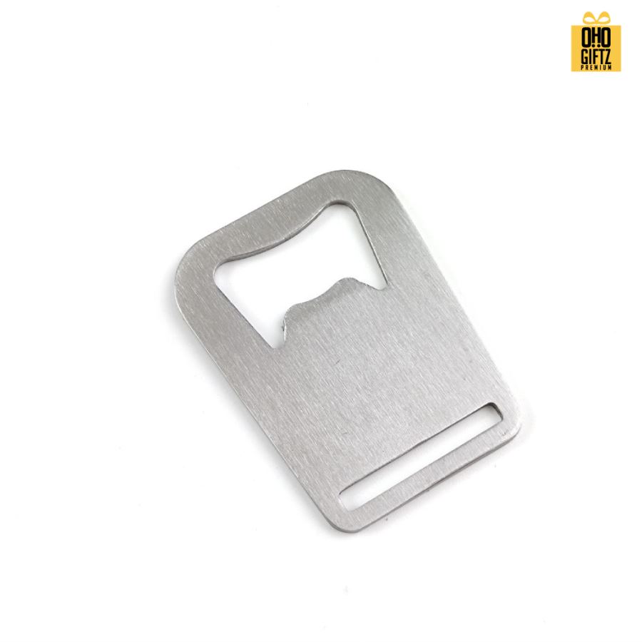 ที่เปิดขวดสแตนเลสใส่สายคล้องได้ สกรีนโลโก้  ทำเป็นของพรีเมี่ยมได้