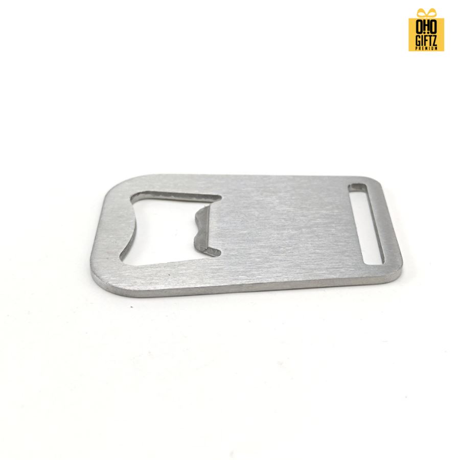 ที่เปิดขวดสแตนเลสใส่สายคล้องได้ สกรีนโลโก้  ทำเป็นของพรีเมี่ยมได้