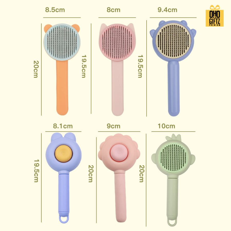 หวีแปรงสัตว์เลี้ยงน่ารัก สกรีนโลโก้  ทำเป็นของพรีเมี่ยมได้