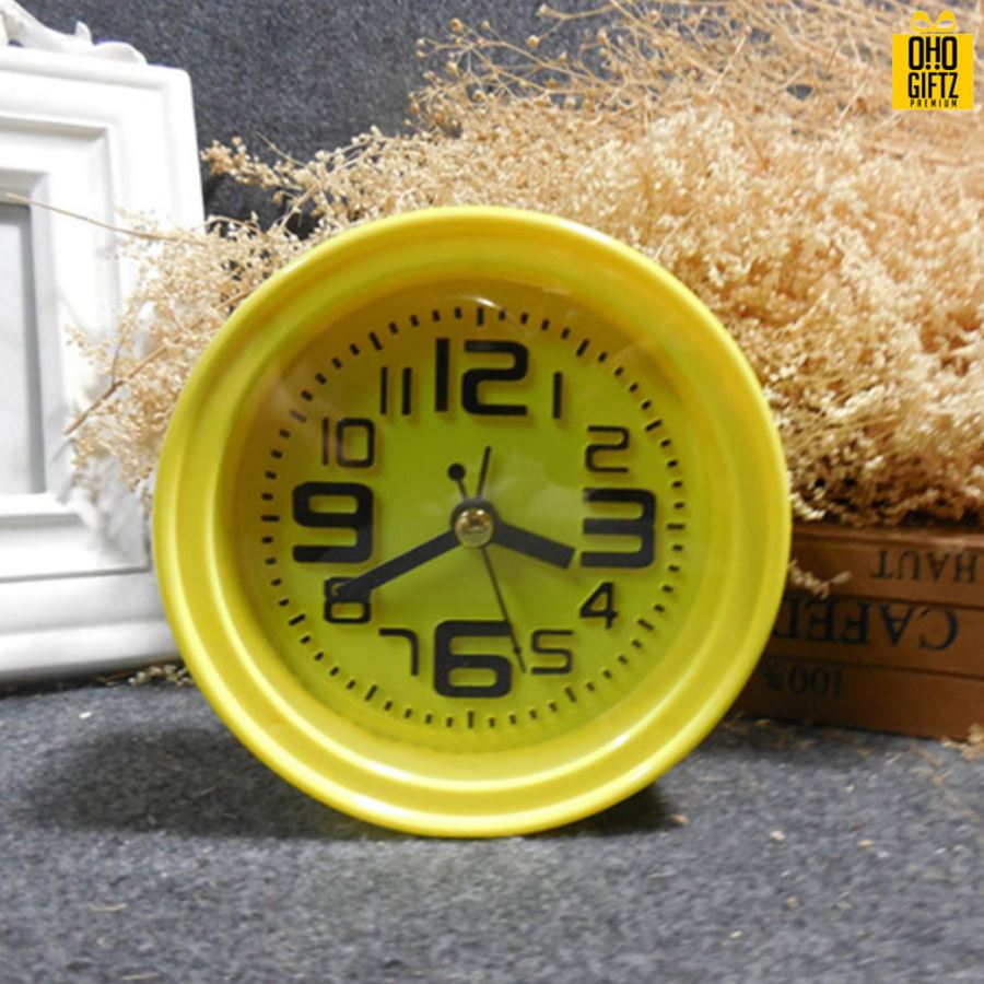 นาฬิกาตั้งโต๊ะสีคัลเลอร์ฟูล สกรีนโลโก้ ทำเป็นของพรีเมี่ยมได้