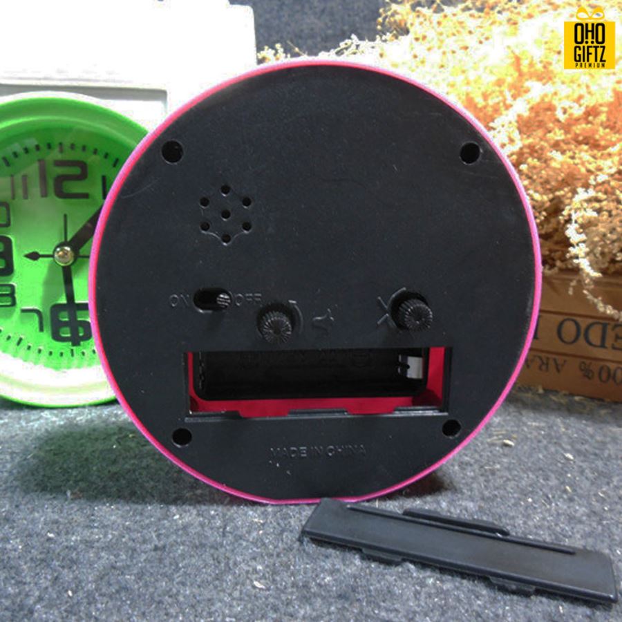 นาฬิกาตั้งโต๊ะสีคัลเลอร์ฟูล สกรีนโลโก้ ทำเป็นของพรีเมี่ยมได้