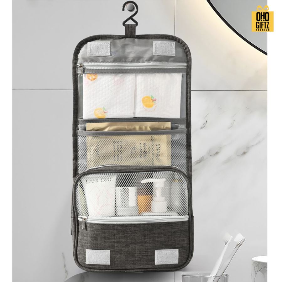 กระเป๋าใส่ของอาบน้ำ สกรีนโลโก้ ทำเป็นของพรีเมี่ยมได้