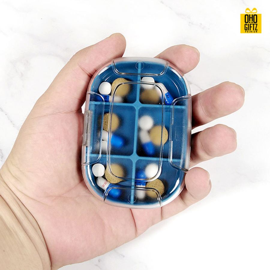 กล่องเก็บยา สกรีนชื่อ สกรีนโลโก้ ทำเป็นของพรีเมี่ยมได้