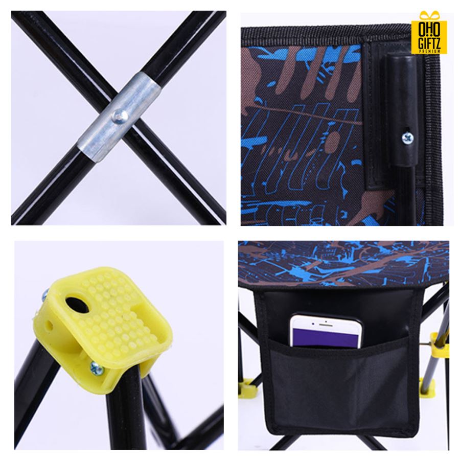 เก้าอี้ปิคนิคแบบพกพา สกรีนชื่อ สกรีนโลโก้ ทำเป็นของพรีเมี่ยมได้