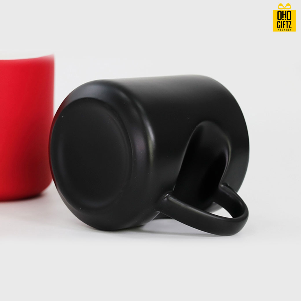 แก้วเซรามิคหูเว้าหัวใจเนื้อด้านเปลี่ยนสีเมื่อใส่น้ำร้อน *ไม่มีขั้นต่ำ* 