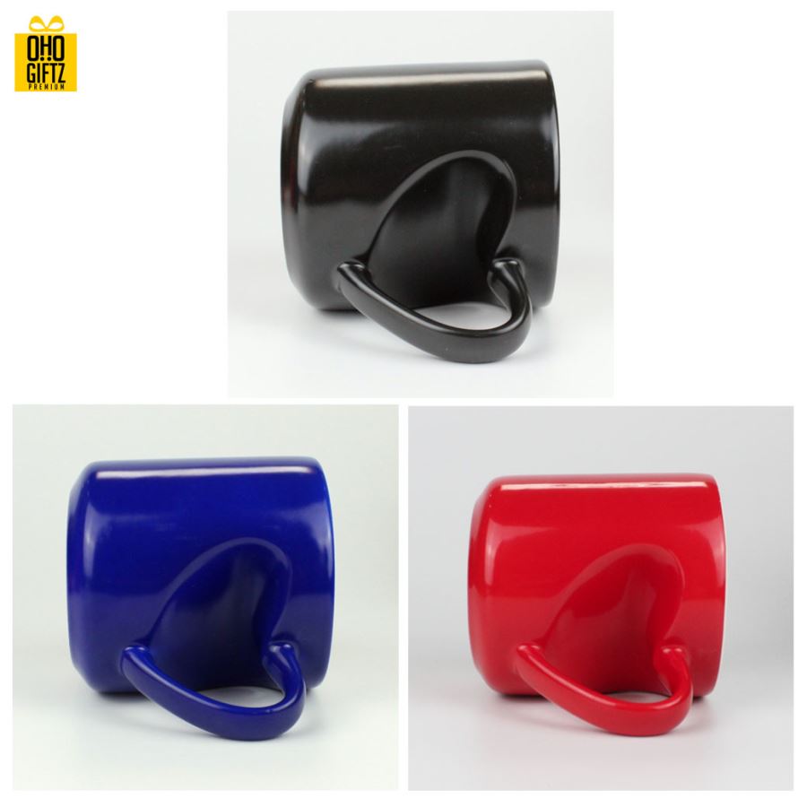 แก้วเซรามิคหูเว้าหัวใจเนื้อเงาเปลี่ยนสีเมื่อใส่น้ำร้อน *ไม่มีขั้นต่ำ* 