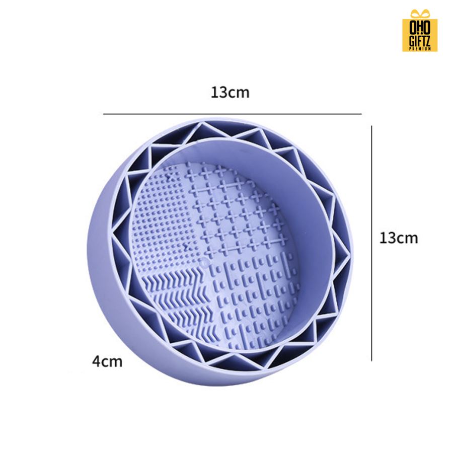  ถ้วยล้างและตากแปรงแต่งหน้า  สกรีนโลโก้ ทำเป็นของพรีเมี่ยมได้
