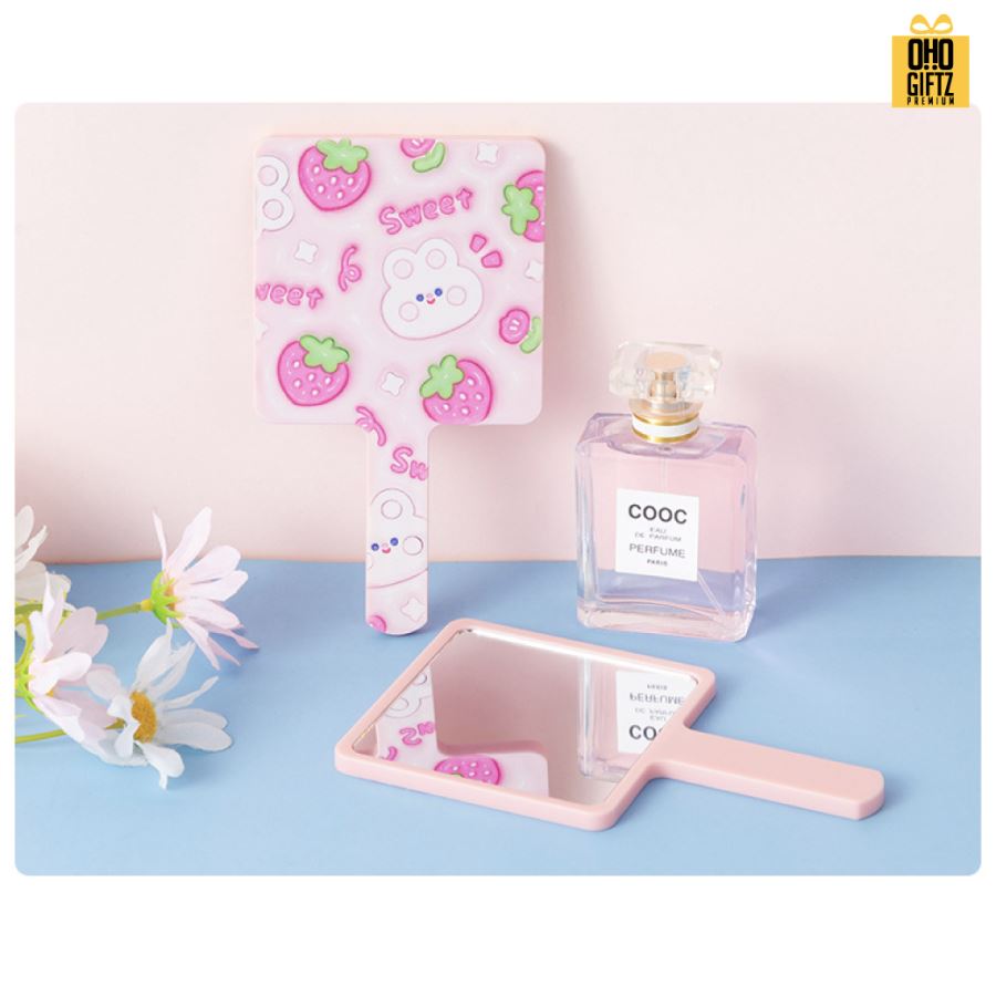 กระจกสี่เหลี่ยม สกรีนได้ไม่จำกัดสี สกรีนชื่อ สกรีนโลโก้  ทำเป็นของพรีเมี่ยมได้