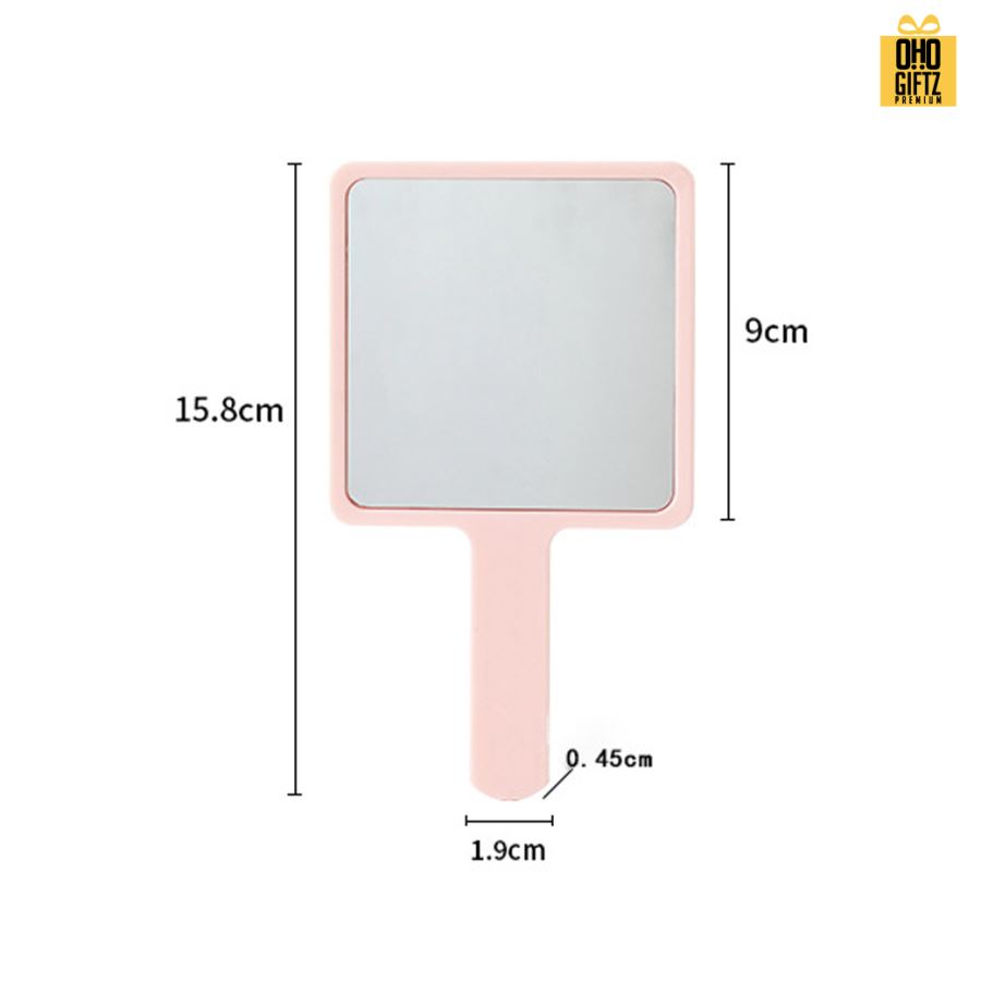 กระจกสี่เหลี่ยม สกรีนได้ไม่จำกัดสี สกรีนชื่อ สกรีนโลโก้  ทำเป็นของพรีเมี่ยมได้