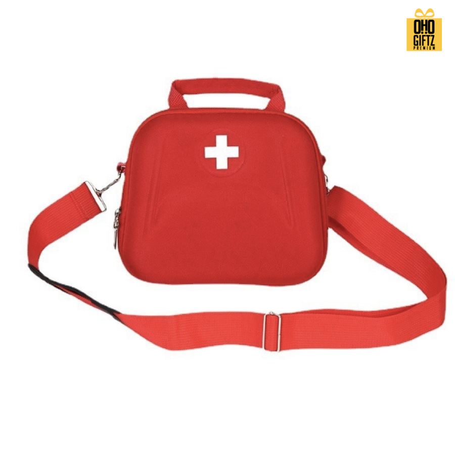 กระเป๋าสะพายใส่ยา อุปกรณ์ สกรีนชื่อ สกรีนโลโก้ ทำเป็นของพรีเมี่ยมได้ 