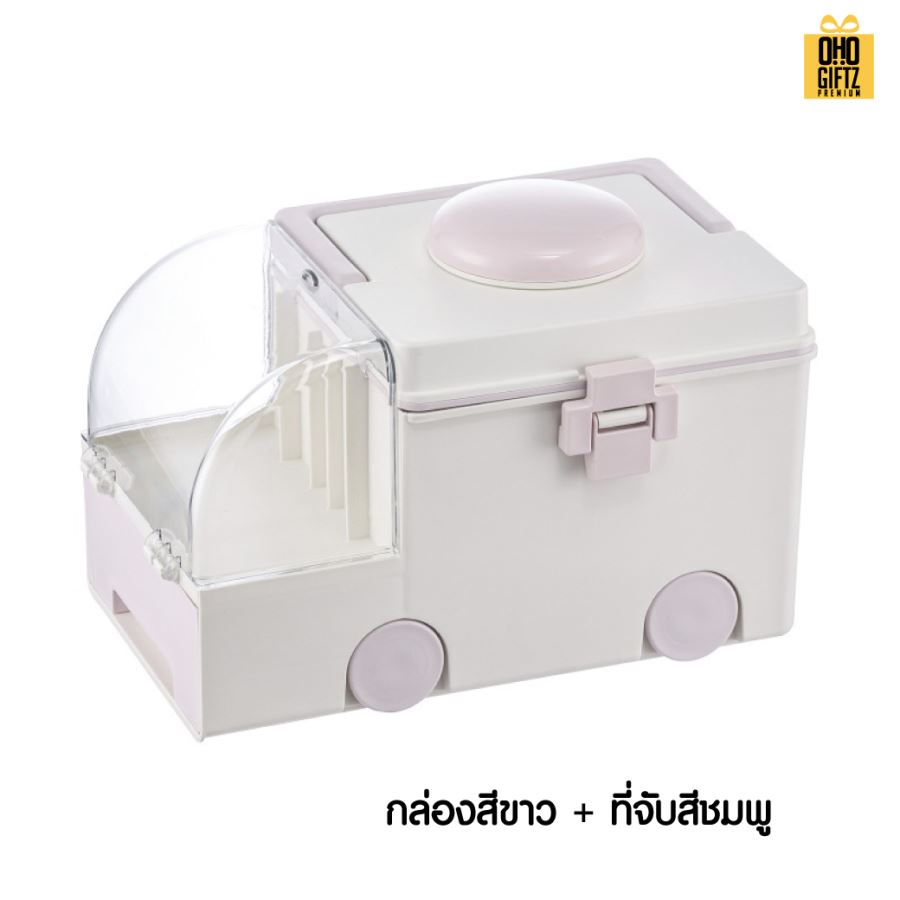 กล่องยาทรงรถพยาบาล สกรีนชื่อ สกรีนโลโก้ ทำเป็นของพรีเมี่ยมได้ 