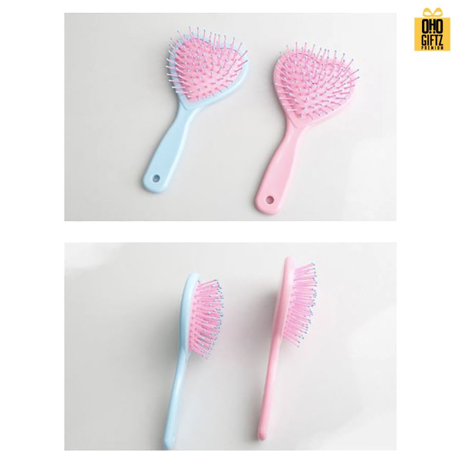 หวีแปรงทรงหัวใจน่ารัก สกรีนโลโก้  ทำเป็นของพรีเมี่ยมได้