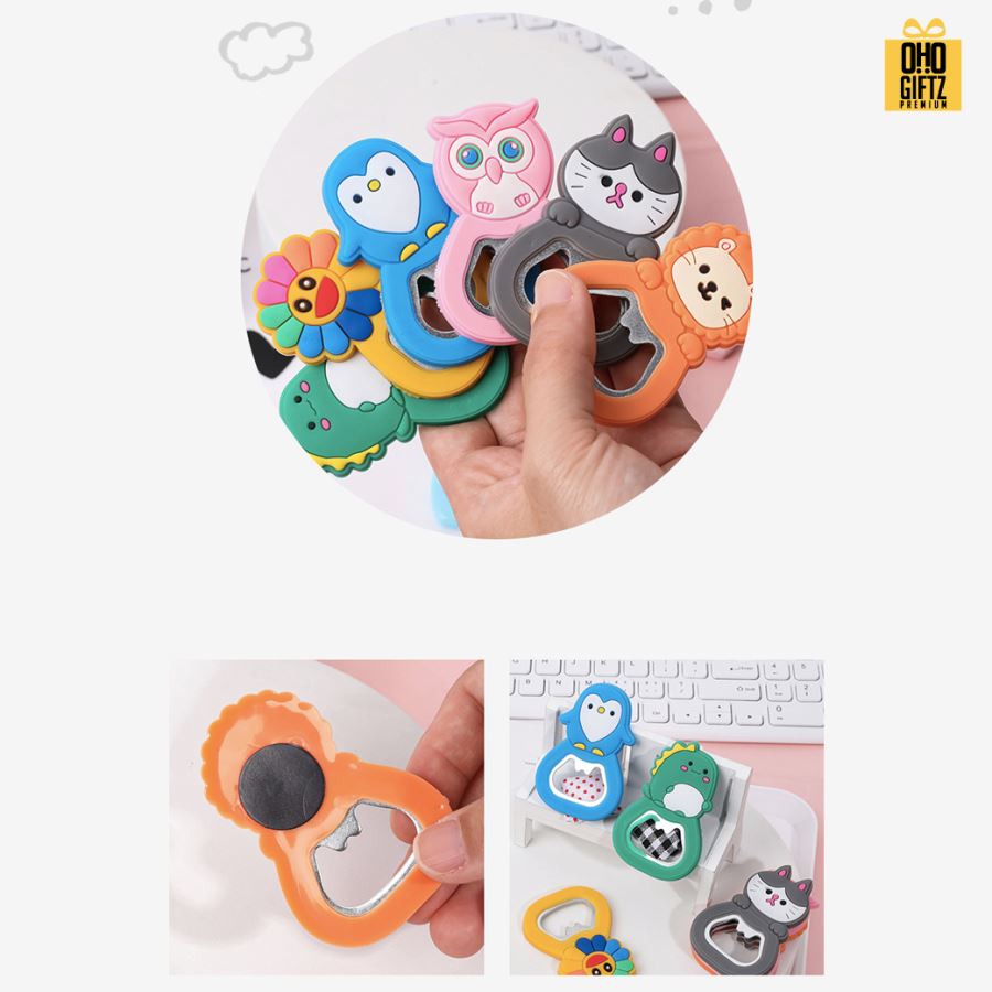 ที่เปิดขวดยางซิลิโคน รับผลิตดีไซน์ตามต้องการ สกรีนโลโก้  ทำเป็นของพรีเมี่ยมได้