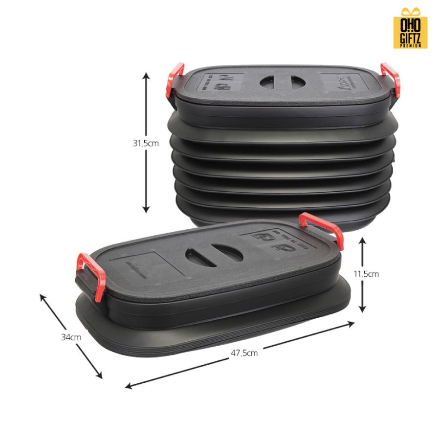 ถังเก็บของพับได้ขนาดใหญ่ สกรีนโลโก้ ทำเป็นของพรีเมี่ยม 