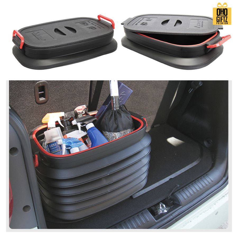 ถังเก็บของพับได้ขนาดใหญ่ สกรีนโลโก้ ทำเป็นของพรีเมี่ยม 