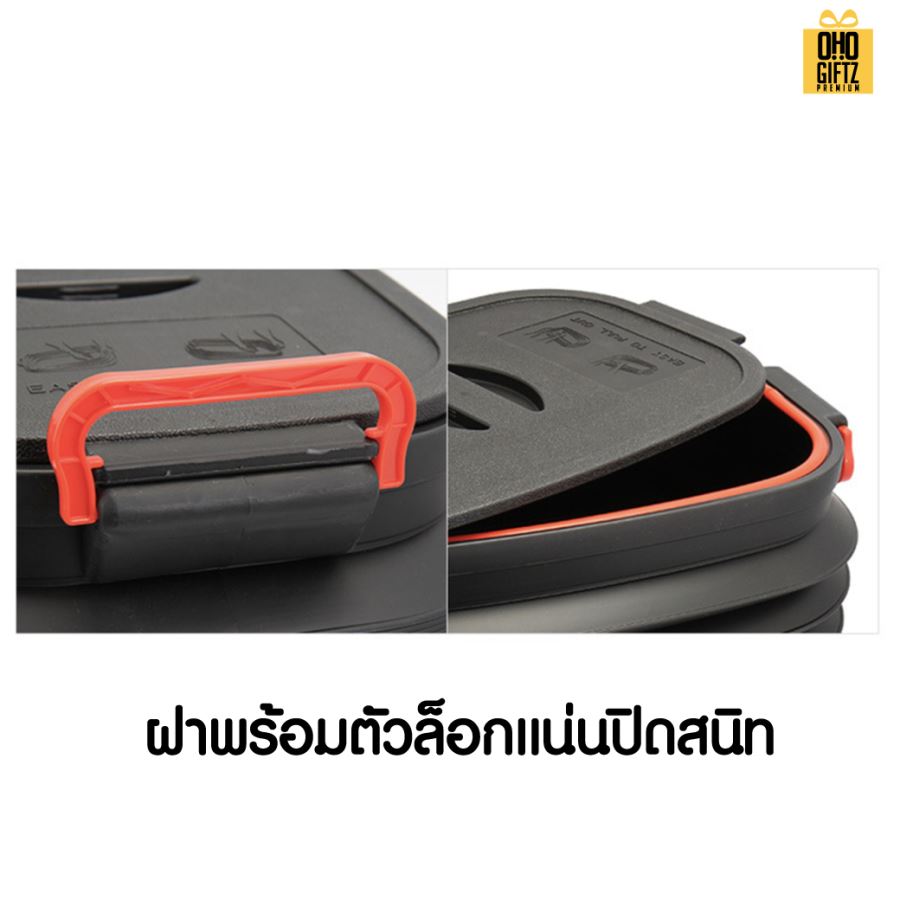 ถังเก็บของพับได้ขนาดใหญ่ สกรีนโลโก้ ทำเป็นของพรีเมี่ยม 