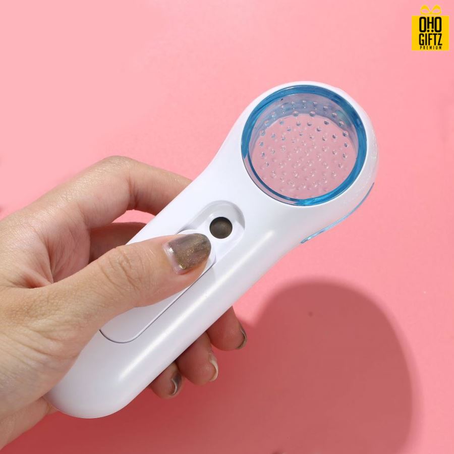 เครื่องพ่นสเปรย์น้ำเเร่ทรงกลม สกรีนโลโก้ สกรีนชื่อร้าน ทำเป็นของพรีเมี่ยมได้