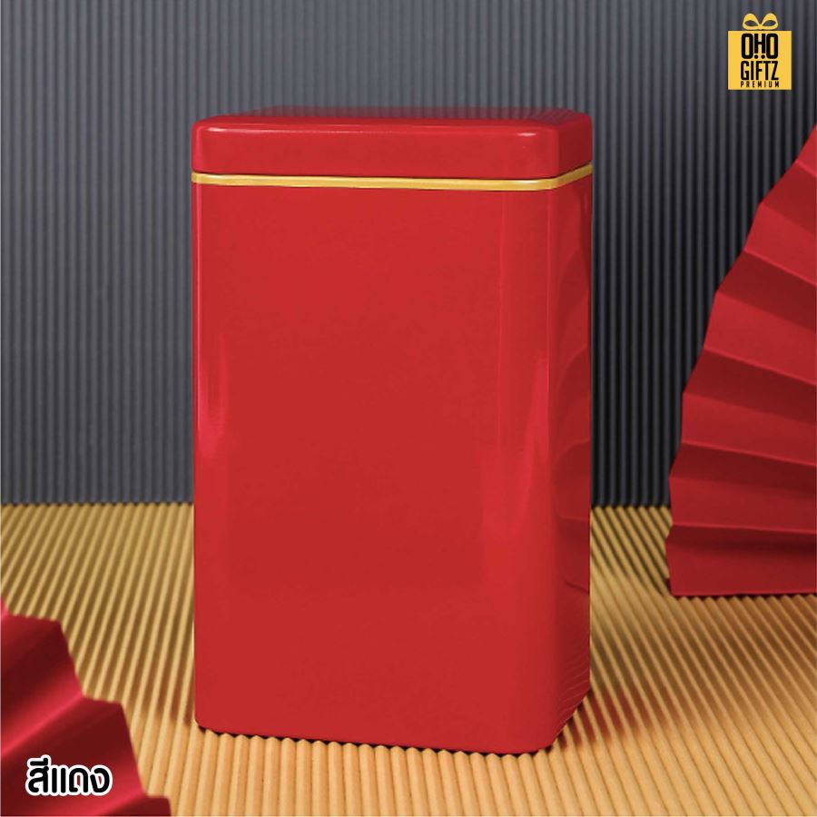 กระป๋องโลหะเคลือบ สกรีนโลโก้ ทำเป็นของพรีเมี่ยม ของชำร่วยได้