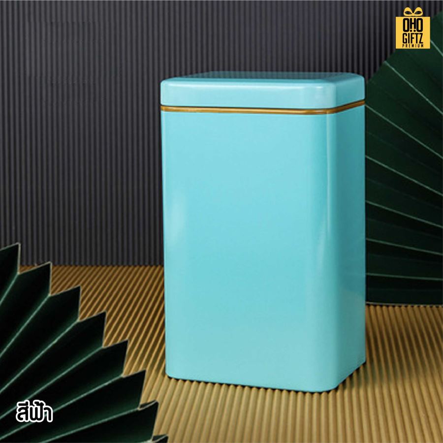 กระป๋องโลหะเคลือบ สกรีนโลโก้ ทำเป็นของพรีเมี่ยม ของชำร่วยได้