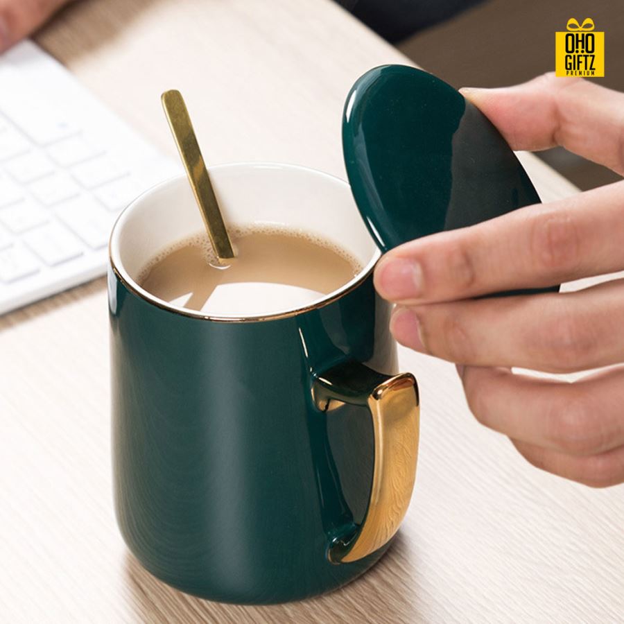 แก้วเซรามิก สกรีนชื่อ สกรีนโลโก้  ทำเป็นของพรีเมี่ยมได้