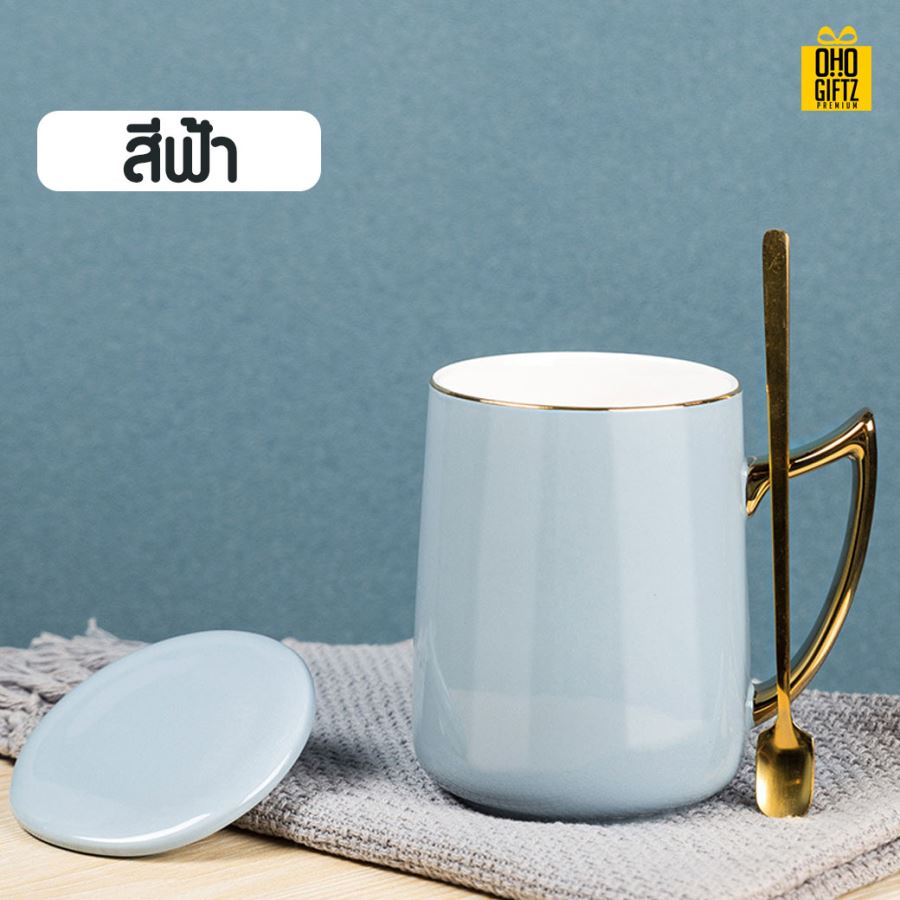 แก้วเซรามิก สกรีนชื่อ สกรีนโลโก้  ทำเป็นของพรีเมี่ยมได้