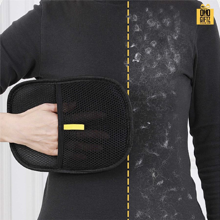 ถุงมือกำจัดขนสัตว์ และจำกัดฝุ่น สกรีนโลโก้ ทำเป็นของพรีเมี่ยม