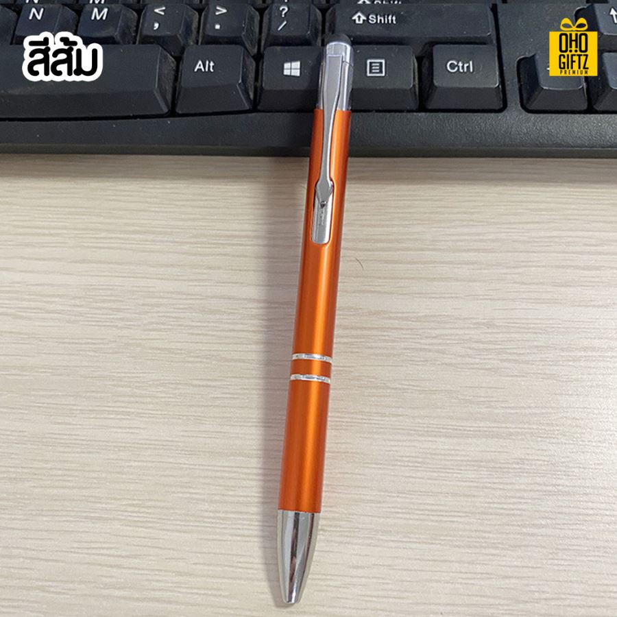 ปากกาด้ามโลหะเคลือบสี สกรีนชื่อ,โลโก้ ขั้นต่ำ 1,000 ชิ้น