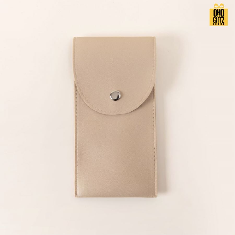 ชุดแปรงแต่งหน้า 8 ชิ้น พร้อมกระเป๋าหนัง PU สกรีนโลโก้ สกรีนชื่อร้าน ทำเป็นของพรีเมี่ยมได้