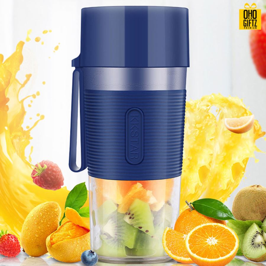 กระบอกปั่นน้ำผลไม้อัตโนมัติ สกรีนชื่อ สกรีนโลโก้ ทำเป็นของพรีเมี่ยมได้