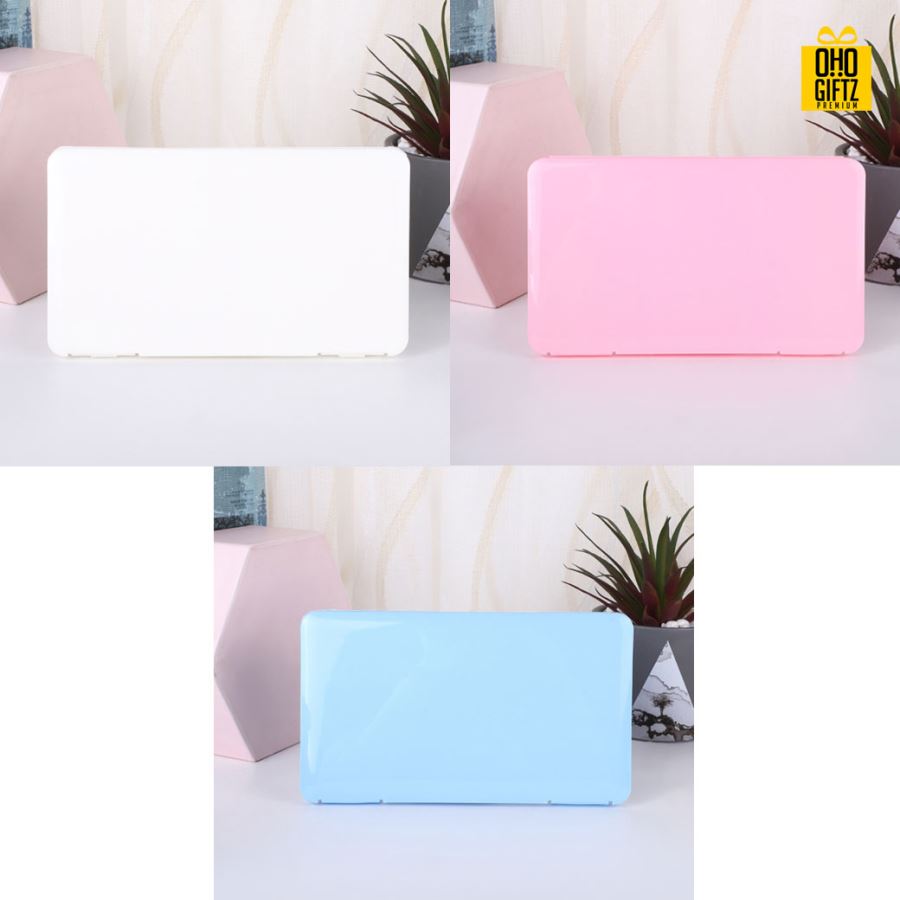 กล่องเก็บหน้ากากแบบพกพา สกรีนชื่อ  สกรีนโลโก้ ทำเป็นของพรีเมี่ยมได้ 